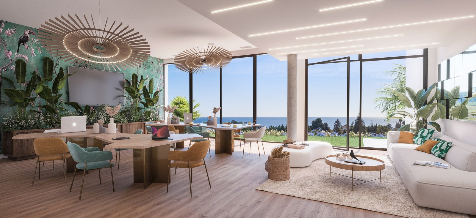 Soleia Living, El Chaparral, Mijas, Vily s golfem a výhledem na moře, Costa del Sol, Nemovitosti Španělsko