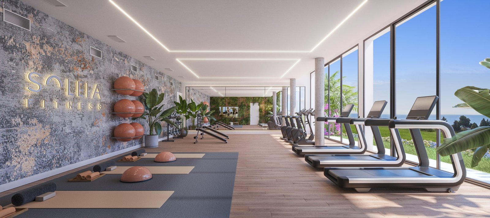 Soleia Living, El Chaparral, Mijas, Vily s golfem a výhledem na moře, Costa del Sol, Nemovitosti Španělsko