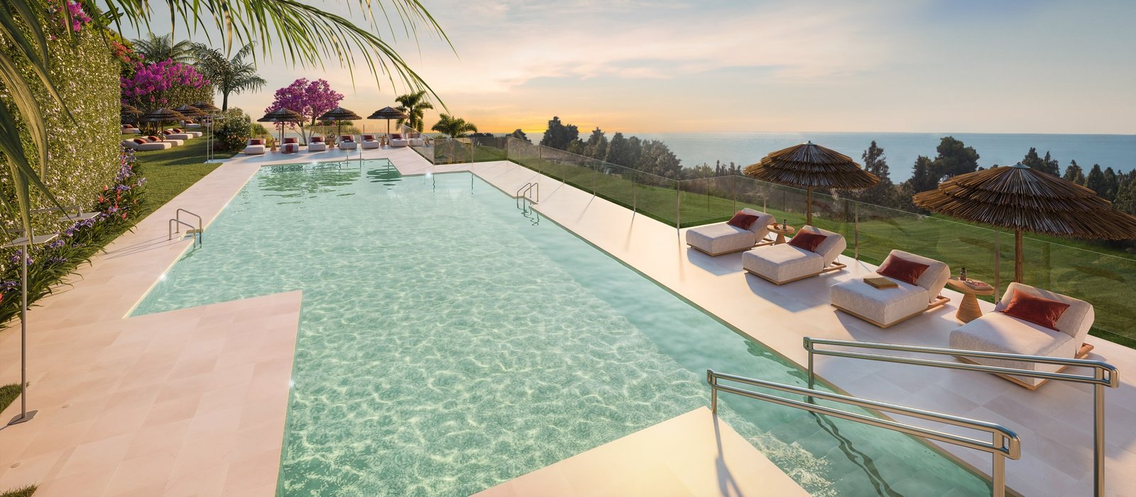 Soleia Living, El Chaparral, Mijas, Vily s golfem a výhledem na moře, Costa del Sol, Nemovitosti Španělsko