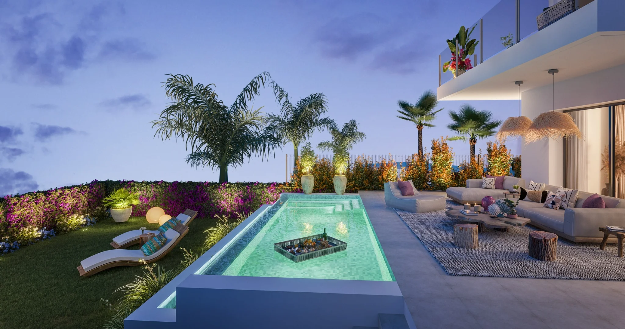 Soleia Living, El Chaparral, Mijas, Vily s golfem a výhledem na moře, Costa del Sol, Nemovitosti Španělsko